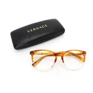 Versace MOD 3257 5266 53-18-140mm Eyeglasses FRAMES ONLY - GOOD CONDITION - READ